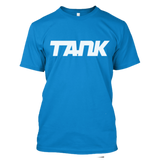 Tank Blue T-Shirt - White