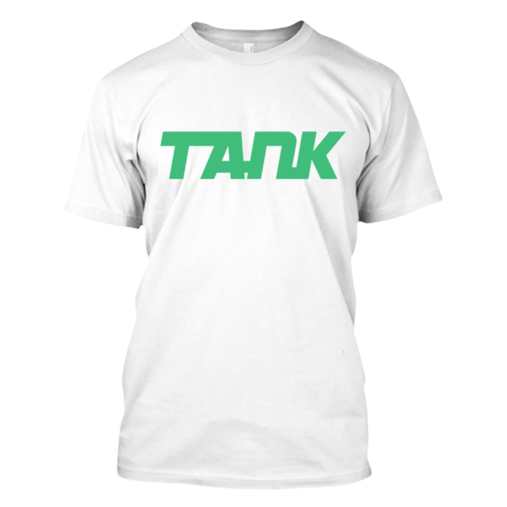 Tank White T Shirt Green Tank Global Ltd 0660