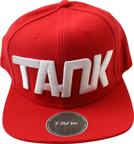 Tank Snapback  –  Red/White